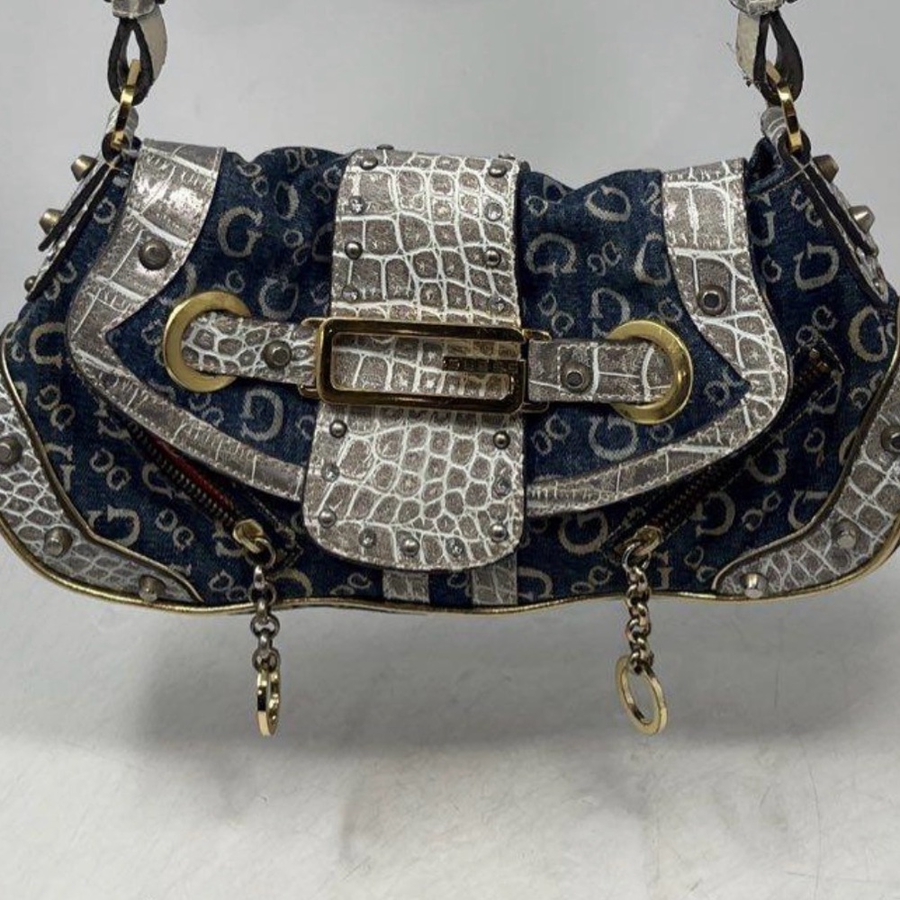 Rare Denim Y2K GUESS Bag